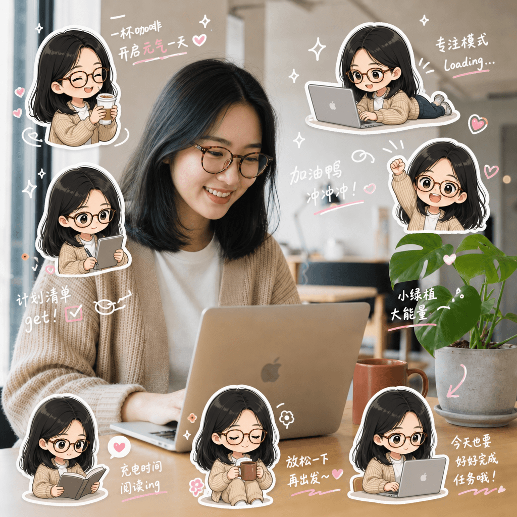 Chibi Mini Me Scrapbook — preview