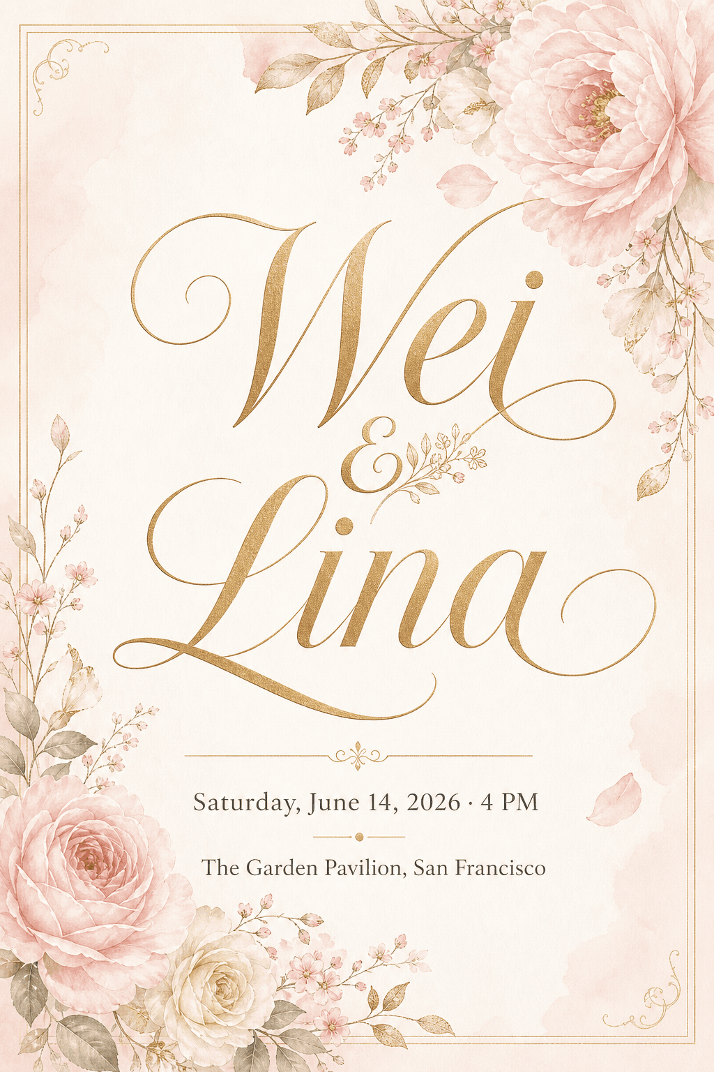 Event Invitation Poster — preview