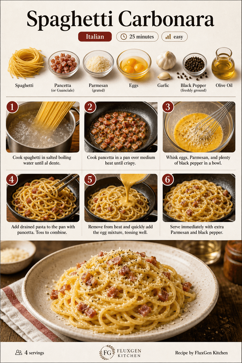 Food Recipe Flowchart — preview
