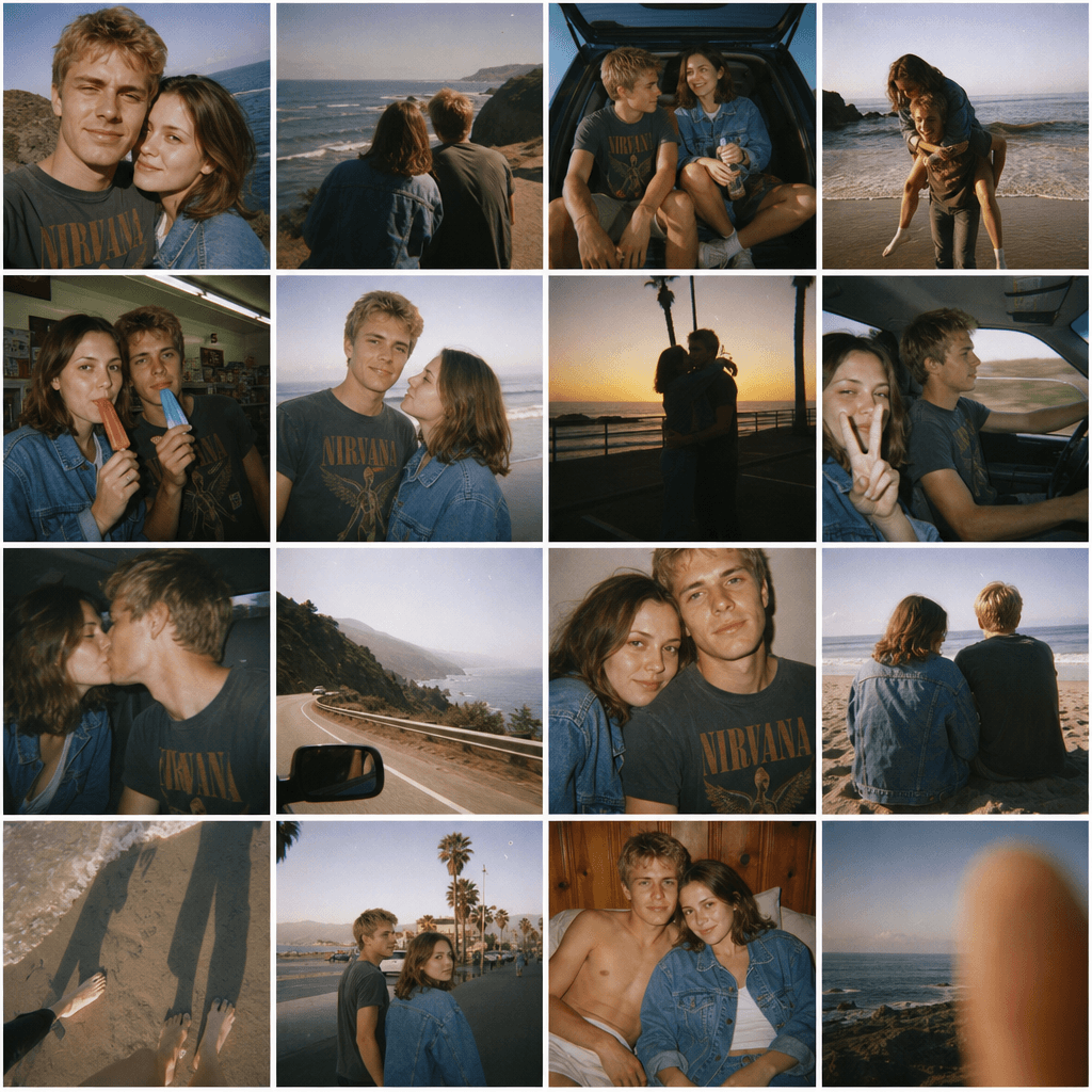 Nostalgic Photo Grid — preview