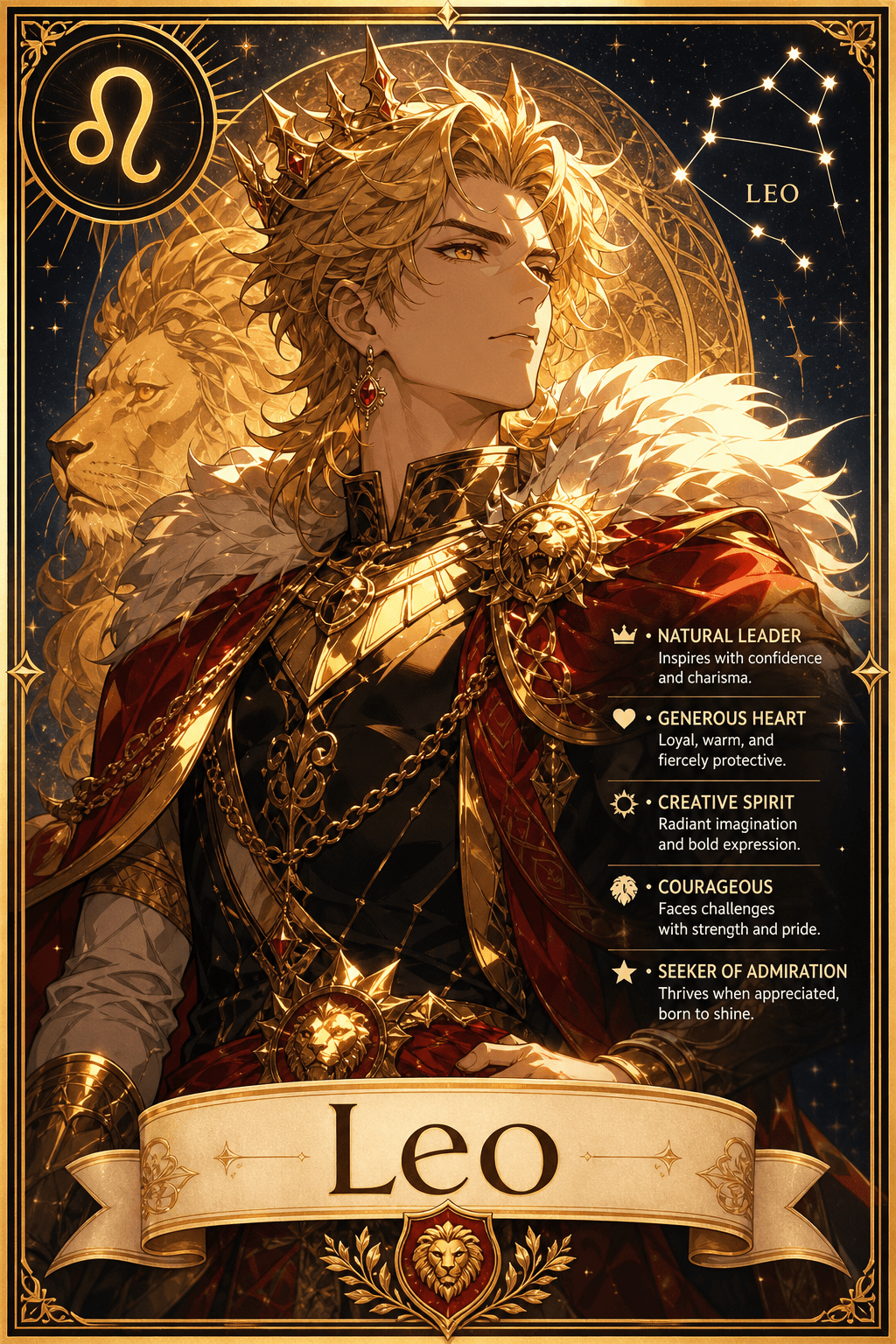 Zodiac & Archetype Card — preview